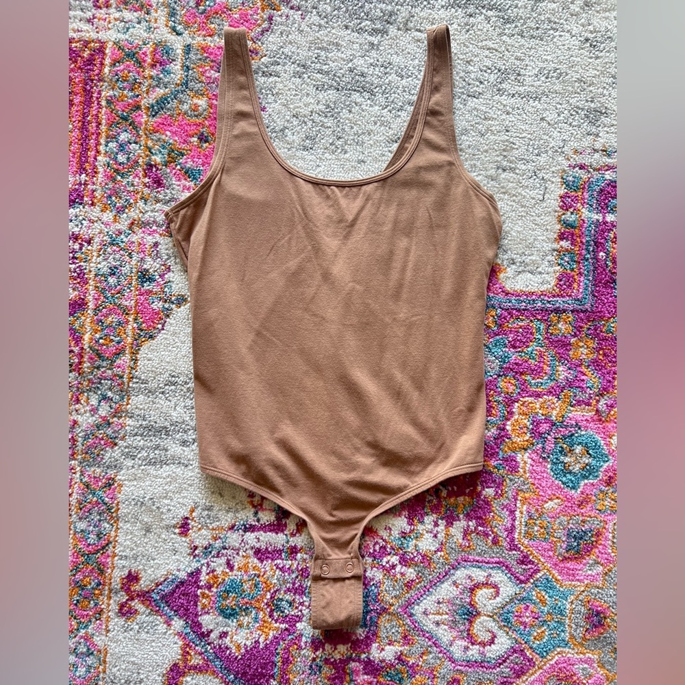 Brown tank bodysuit